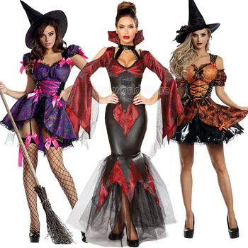2023 Новый озорной Сексуальный костюм Ведьмы для косплея для взрослых Женщин, платье Злой Королевы, Одежда для выступлений на Хэллоуин, Карнавал