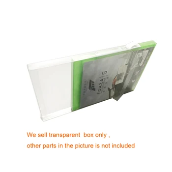 50 шт./лот Прозрачная коробка для хранения игр коллекционная витрина для Xbox one защитная коробка