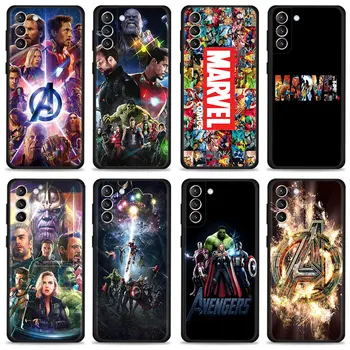 Marvel Avengers Super Heroes Для Samsung Galaxy S9 S21 Plus S8 S20 FE S10 Lite S10e S7 S22 Ультра 5G Силиконовый Чехол Celular