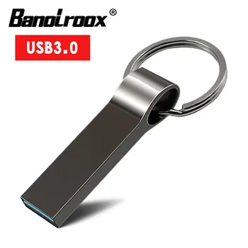 USB 3,0 Flash Memoria USB Stick Pen Drive 100% Оригинальный 16 ГБ 32 ГБ 64 ГБ 128 ГБ USB Флэш-накопитель Металлический Брелок Для ключей Флешка usb3.0 Диск