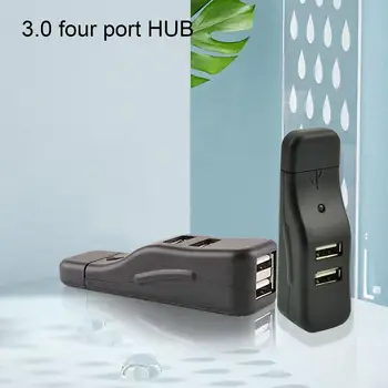 USB 3.0 КОНЦЕНТРАТОР 2.0 КОНЦЕНТРАТОР, 4-портовый USB-разветвитель, расширитель, несколько USB-кабелей для передачи данных, концентратор, разветвитель, адаптер питания, USB-концентратор для ноутбука/компьютера