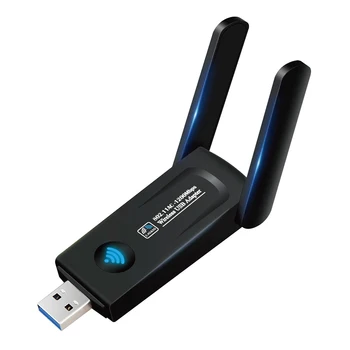 WiFi 1200 М USB 3,0 Wifi Адаптер двухдиапазонный 2,4 G 5G 1200 Мбит/с Wifi USB Сетевая карта Беспроводной приемник ключа RTL8812 Антенна