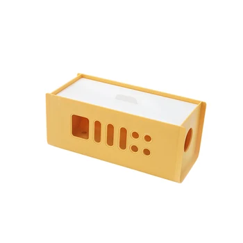 Коробка для Управления кабелями, Маленькая Коробка Для Шнуров, Коробка для Укрытия Проводов с 10 Кабельными Стяжками, Большая Коробка-Органайзер для кабелей для Прокладок питания