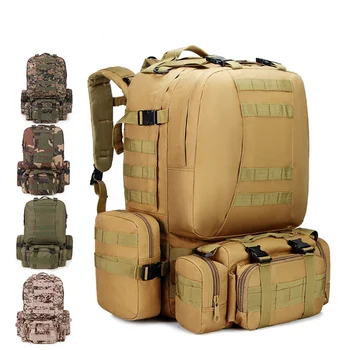 Модный военный тактический походный рюкзак большой емкости, переносные сумки для рыбалки, охоты, многофункциональные водонепроницаемые сумки