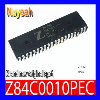 Новое оригинальное пятно Z84C0010PEC DIP40 в микросхеме микроконтроллера центрального процессора IC-CPU (Z80) - 10 МГц