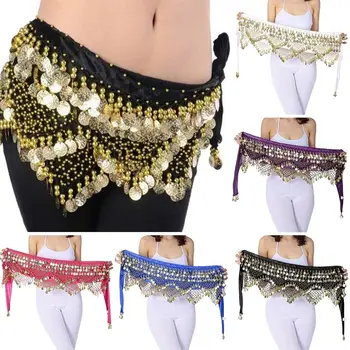 Новый сексуальный пояс для танца живота для Таиланда/Индии/арабских женщин, юбка для танцовщиц, цепочка на талии, кисточки, набедренный шарф, шоу-костюмы 10 цветов