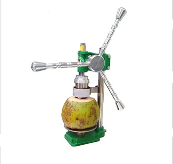 Открывалка для молодых зеленых кокосовых орехов ручной работы, машина для открывания кокосовой крышки
