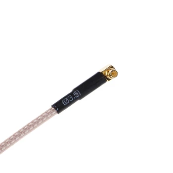Разъем SMA к разъему MMCX прямоугольный кабель-косичка RG316 15 см 6 дюймов