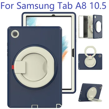 Сверхпрочный Противоударный чехол для планшета 3 в 1 Samsung Galaxy Tab A8 с диагональю 10,5 дюйма X200 X205 X207 Protect Cover