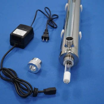Система фильтрации воды УФ лампы для очистки воды бактерицидный ультрафиолет с мощностью 25 Вт 6 Обмин система SUS304 из нержавеющей стали