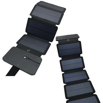 Складное зарядное устройство для солнечных батарей 5V USB Устройства вывода Портативные Солнечные панели для зарядки смартфонов