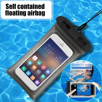 Универсальный Водонепроницаемый чехол для телефона IP68, сумки для плавания, водонепроницаемая сумка, чехол для мобильного телефона, фотоэлектрический чехол для Xiaomi Iphone Samsung Huawei