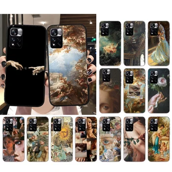 Чехол для Телефона Xiaomi Redmi Note 12 Pro 11S 11 10 Pro 10S Redmi Note 12S Redmi 10 9 9C Renaissance art Painting Case