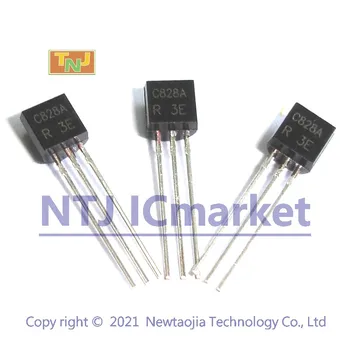 100 ШТ эпитаксиальных планарных транзисторов 2SC828 TO-92 C828 Si NPN.