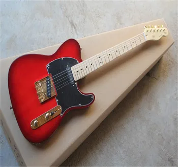 2023 новые модели Taylor электрогитара бордово-золотые аксессуары гитара