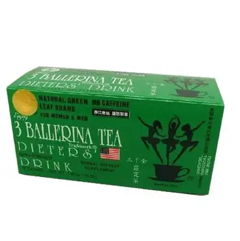 3 вида растительного чая для похудения Ballerina для быстрого сжигания жира и похудения, травяной детоксикационный напиток, средство для похудения, не тонкий пластырь