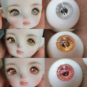 BJD Eyes кукольные глаза 12мм-16мм кукла милая блестящая алмазная паста Глаза для игрушек 1/8 1/6 1/4 1/3 SD DD аксессуары для кукол 12мм-16мм кукла