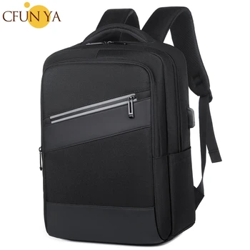 CFUN YA 2023 Мужской рюкзак для ноутбука, водонепроницаемая школьная сумка с USB-зарядкой, сумка для книг для мальчиков и подростков, Повседневный рюкзак для путешествий на работу