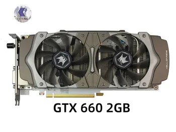 GALAXY GTX 660 2GB 3GB Видеокарты GeForce GPU 192Bit GDDR5 Видеокарта для NVIDIA Карта GTX 660 2GD5 Используется 2G Hdmi Dvi DP