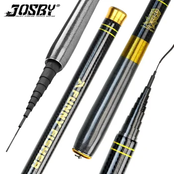 JOSBY Super Light Hard Carbon Fiber/ FRP Ручная Телескопическая Удочка 2,7 М/3,6 М/4,5 М/5,4 М/6,3 М/7,2 М Удочка для пресноводного ручья Pesca