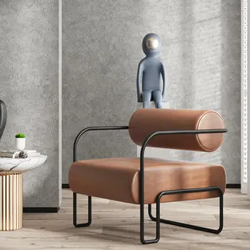 Nordic light роскошный дизайн односпальный диван кресло модельный номер отель магазин одежды ткань для отдыха диван кресло со спинкой диван кресло