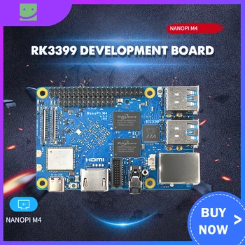 RK3399 Плата разработки NanoPi M4V2 Двухдиапазонный WiFi Двойная камера 4G Память Воспроизведение 4K Android 8