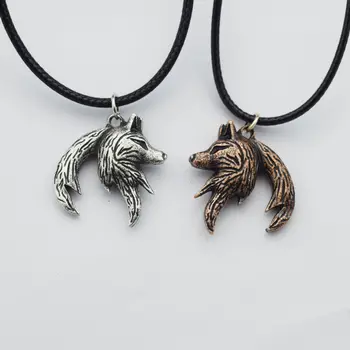 SanLan 10 парное ожерелье ying yang wolf