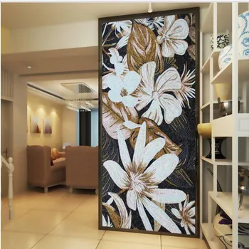 wellyu Настроил большую фреску цветок мраморный вход прихожая гостиная спальня фоновые обои