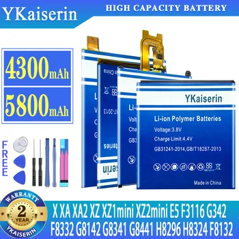 YKaiserin Аккумулятор Для SONY Xperia XA XA2 XZ XZ1 mini XZ2 mini X E5 F3116 G342 F8332 G8142 G8341 G8441 H8296 H8324 Premium F8132