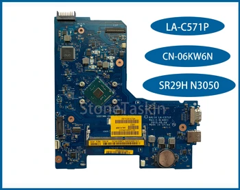 Бесплатная доставка CN-06KW6N для Dell Inspiron 15 5000 5552 Материнская Плата Ноутбука AAL14 LA-C571P Процессор SR29H N3050 100% Протестирован