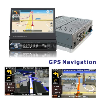 Бесплатная Доставка Автомобильное Радио Стерео GPS Универсальный 7 