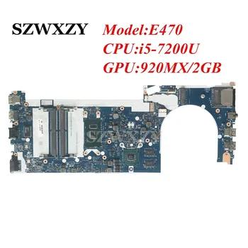 Восстановленный FRU: 01EN249 Для Lenovo ThinkPad E470 Материнская плата ноутбука CE470 NM-A821 С процессором i5-7200U 920MX /2GB GPU DDR4