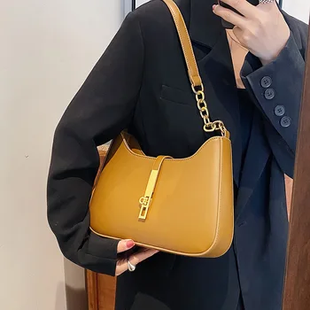 Высококачественная женская сумка 2023, летняя новинка Ins, универсальная модная сумка для подмышек, текстурная модная сумка через плечо для женщин