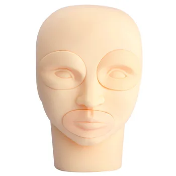 Голова манекена со вставками для перманентного макияжа, голова модели для микроблейдинга для начинающих
