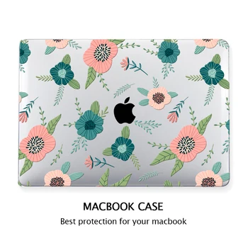 для MacBook Pro 13 Дюймов Чехол M1 M2 A2338 Красочные Цветы Чехол для Macbook Pro 13 Retina A1502 A1706 A2289 С Крышкой Клавиатуры