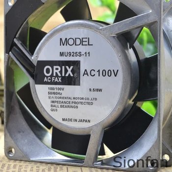 Для Oriental ORIX MU925S-11 AC100V 9,5 Вт 8 Вт 9 см 9225 Металлический каркас вентилятора переменного тока Проверка работы