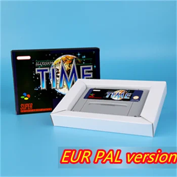 для иллюзии времени (экономия заряда батареи) 16-битная игровая карта для игровой консоли SNES версии EUR PAL