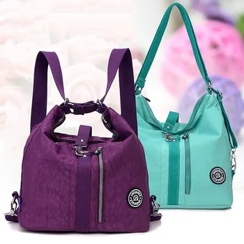 Женские сумки XZAN, многофункциональный рюкзак a1, сумка через плечо, сумка-тоут из нейлоновой ткани, многоразовая сумка для покупок