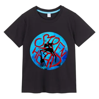Классическая футболка с головой Сирены Ужаса, Модные Детские Универсальные Футболки для мальчиков, Детская Летняя Одежда Для мальчиков, Топы, тройники