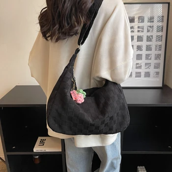 Корейская сумка-мессенджер Ins большой емкости, нишевая Японская сумка-мессенджер в стиле харадзюку, модная нейтральная нейлоновая сумка для клецек