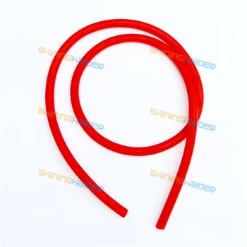 Красный цвет ID8mm OD16mm латексная трубка для фитнеса, латексная веревка для тренировки тела, латексная веревка с высоким эластичным натяжением, латексная веревка, латексный шланг