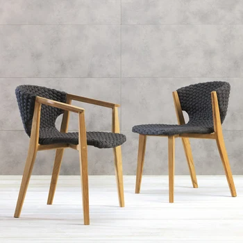 Кухонные стулья для отдыха из ротанга, Обеденные стулья, кресло Accent, Современные Обеденные стулья на открытом воздухе, Дизайнерская мебель для дома Sedie Cucina YX50DC