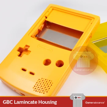 Ламинированный GBC изготовленный на заказ корпус Чехол для Gameboy Color Lacklight IPS LCD Panel Gamenaissance