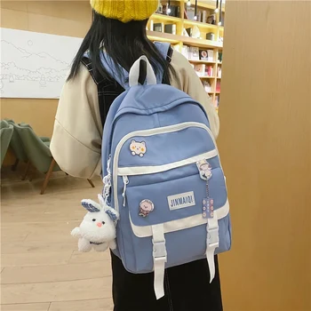Модный нейлоновый мужской рюкзак, женская школьная сумка для студентов, повседневные студенческие офисные женские сумки, Пригородная сумка через плечо