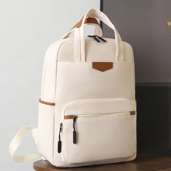 Модный нейлоновый портативный однотонный женский рюкзак для подростков, девочек, студентов, Ruskpacks, рюкзаки большой емкости, основной мешок