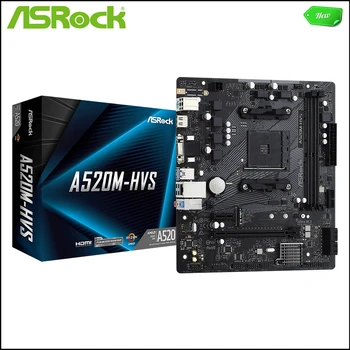 НОВИНКА для материнских плат ASROCK A520M-HVS с разъемом AM4 DDR4 64 ГБ Для настольной материнской платы AMD A520 SATA3 USB3.0