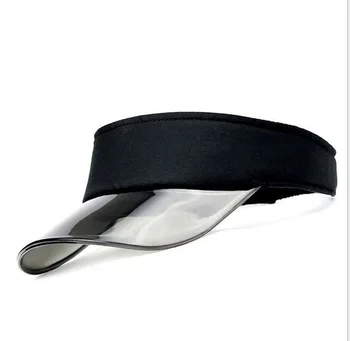 Новые летние солнцезащитные шляпы с пластиковым козырьком от ультрафиолета, мужские уличные прозрачные теннисные пляжные шляпы, защитные бейсболки Snapback