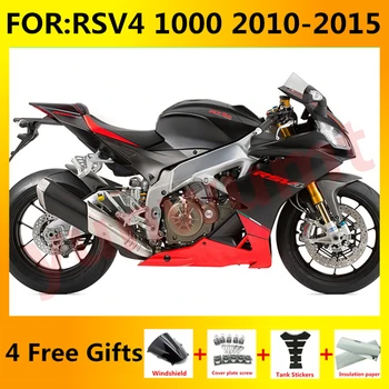Новый ABS Мотоцикл полный комплект обтекателей Подходит для RSV4 RSV 4 1000 2010 2011 2012 2013 2014 2015 Комплекты кузовных обтекателей красный черный