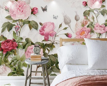 обои beibehang на заказ фотографии с 3D тиснением цветочные обои для телевизора дивана украшение дома гостиная спальня фрески 3D обои