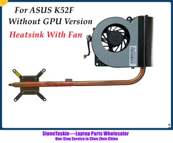 Оригинал StoneTaskin Для ноутбука ASUS K52F K52JR Серии K52 Радиатор Охлаждения процессора без/С Протестированным Вентилятором Радиатора версии GPU